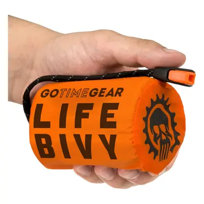 go Time gear Life Emergency Bivy Sack - Thermal Survival Tent and Sleeping Bag Bivvy for Blanket