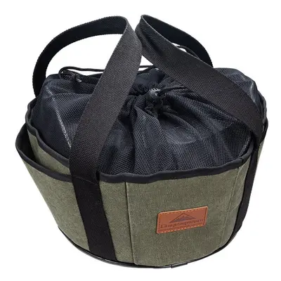 Outdoor Camping Barbecue Storage Bag Cookware Bag Outdoor Finish Bag Oven Cotton Storage Canvas 