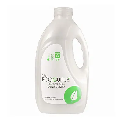 Ecogurus Eco Laundry Detergent - Baby Laundry Detergent 2L - Liquid Detergent for Sensitive Skin