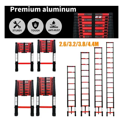 (4.4M Ladder) 2.6-4.4M Heavy Duty Telescopic Ladder