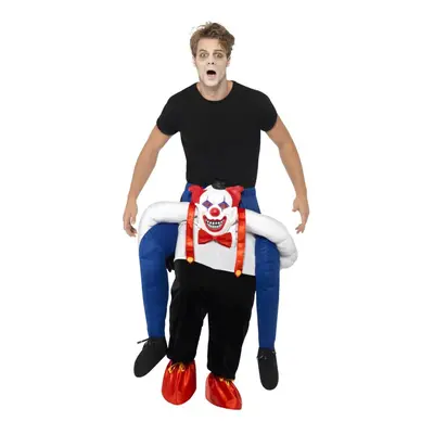 Smiffys Unisex Adult Sinister Clown Piggy Back Costume