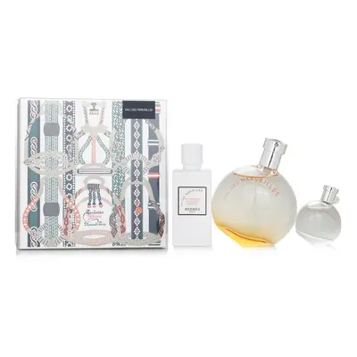 Hermes - Eau Des Merveilles Coffret: Eau De Toilette Spray 50ml + Body Lotion 40ml + Eau De Toil