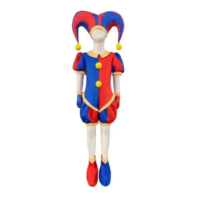 (XXL) The Amazing Digital Circus Pomni Cosplay Costume Uniform Jumpsuit Hat Bodysuit Human For A