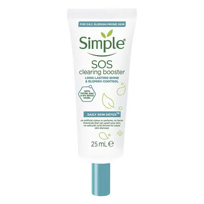 Simple Daily Skin Detox Spot Cream & Moisturiser SOS Clearing Booster 8x25 ml