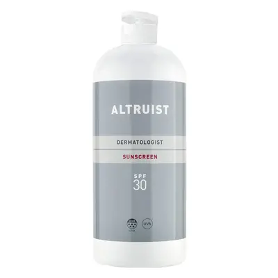 Altruist Sunscreen SPF30 Litre bottle UVA UVB non-sticky hypoallergenic