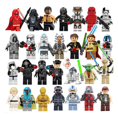 (29pcs) Star Wars Minifigures Series Set Building Blocks Mini Figures Kids Gift Fit Lego