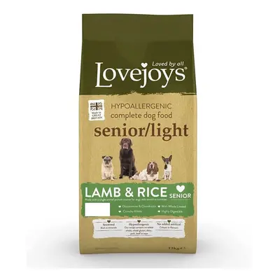 Lovejoys Hypoallergenic Complete Dry Senior Light Dog Food Lamb and Rice, kg