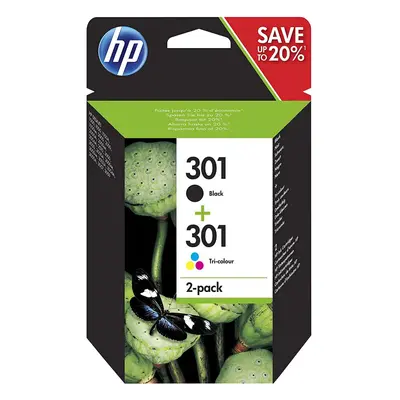 HP N9J72AE Original Ink Cartridges, Black and Tri-Colour, Multipack