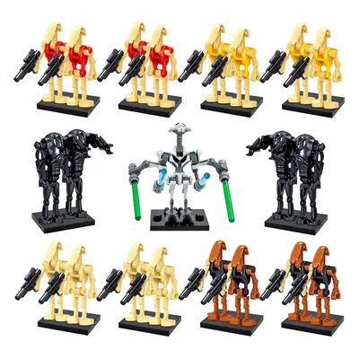 (21 Pcs Set) Star Wars Minifigures Battle Droid Building Blocks