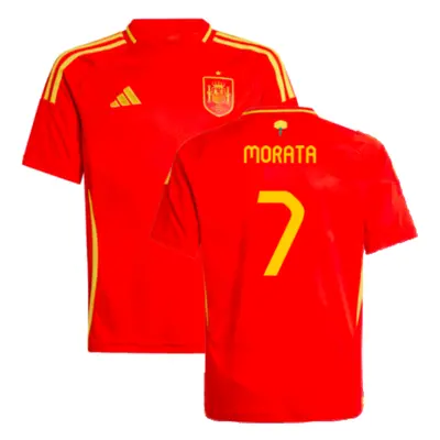 (XXL) Spain Home Shirt (Kids) (Morata 7)