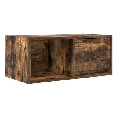 (smoked oak, pcs/ cm) vidaXL TV Cabinet Sonoma Oak 80x31x25.5 cm Engineered Wood TV bench