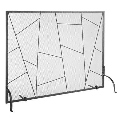 Vevor BLMHSJY3545I7H0S1V0 35.6 x 28.4 in. Sturdy Iron Mesh Fireplace Screen Spark Guard Cover