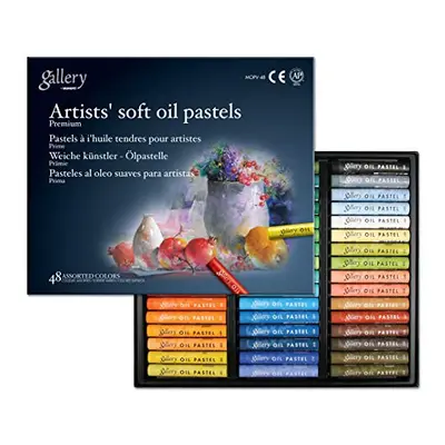 MUNGYO Gallery Artists' Soft Oil Pastels Professional, Assorted Col