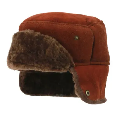 (M, Coffee) Eastern Counties Leather Mens Caxton Sheepskin Aviator Trapper Hat