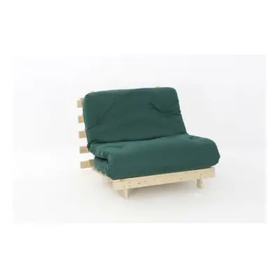 (Green, 2ft6 small single) Ayr Luxury Futon Set