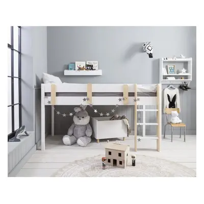 Una Midsleeper Cabin Bed in Classic White