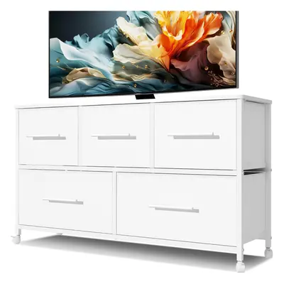 (White) Chest of drawers bedroom dressing table TV cabinet living room children's room storage u