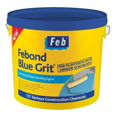 Everbuild FBBLUE5 Febond Blue Grit Plasterers Grip Coat Bonding Agent Litre