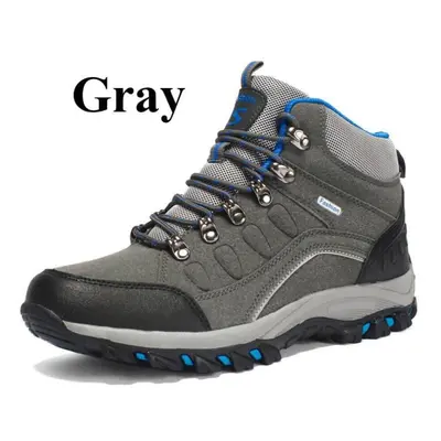 (grey, 39) Fashion Hiking Shoes Men Women New Breathable Waterproof Sport Shoes Outdoor