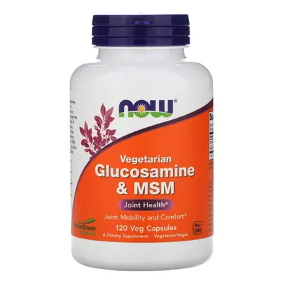 Now Foods, Vegetarian Glucosamine & MSM, Veg Capsules