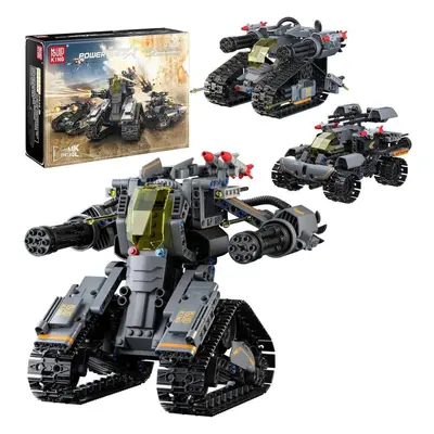 (as the picture) Mould King Three In One Stem Remote Control Robot Building Kit Adult And Childr