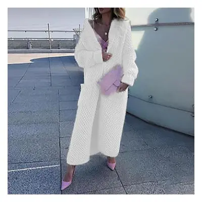 (white, XS) Women&apos;s Sweaters Winter Fashionable Casual Loose Sweater Female Autumn Cardigan