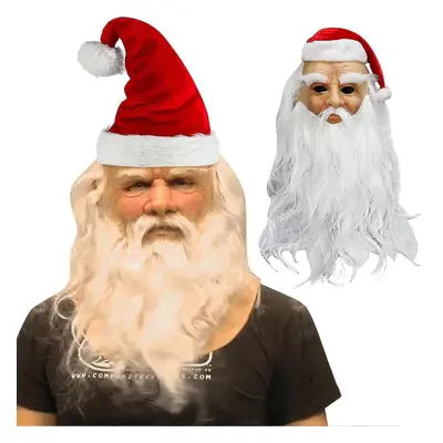 Indoor Christmas Decorations Another Of My Old Man Christmas Holiday Funny Mask Super Soft Santa