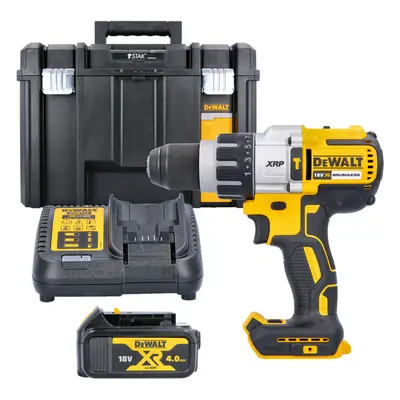 DeWalt DCD996N 18v XRP Brushless Hammer Combi Drill With x 4Ah Battery, Charger & Case