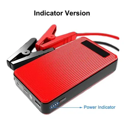 (red, Indicator Version) Gkfly Car Battery Jump Starter 8000mah Portable Car Battery Booster Cha