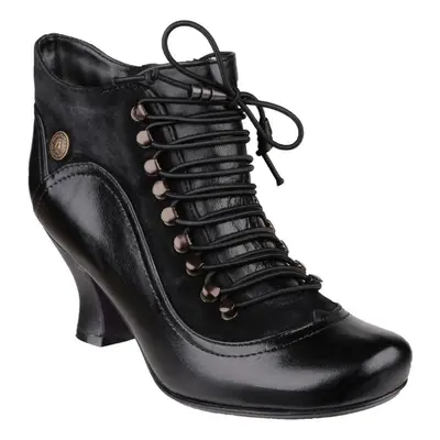 (black, UK) Hush Puppies Womens/ladies Vivianna Lace Up Boots