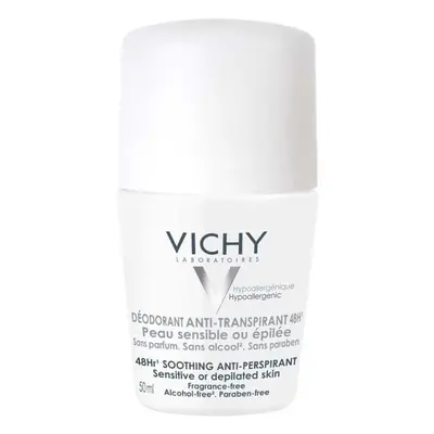 Vichy 48H Soothing Anti-Perspirant Roll-On For Sensitive Skin 50ml