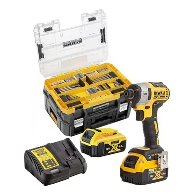 Dewalt DCF809M2 18v XR Brushless Impact Driver - x 4.0ah Batteries + 85pc Set