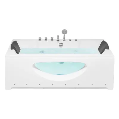 Whirlpool Bath with LED x mm White HAWES