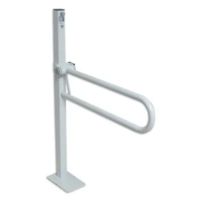 NRS Healthcare Standard Floor Fixed Folding Support Rail - cm, Length