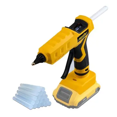 100W Hot Glue Gun Cordless for Dewalt 18V XR li-ion Battery Powered Full Size 11mm Sticks (Tool 