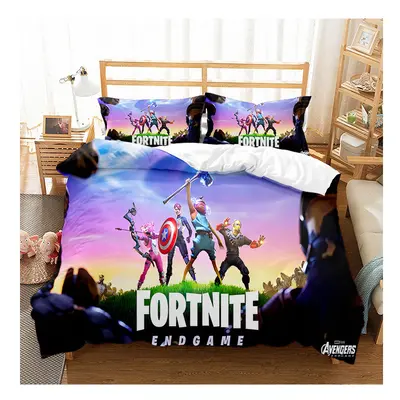 (Pattern 03, Double) Fortnite Bedding Single Double Duvet Cover UK