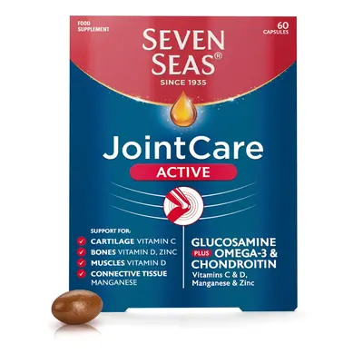 JointCare Active, With Glucosamine, Omega-3, Chondroitin, Vitamins C and D, Manganese, and Zinc,