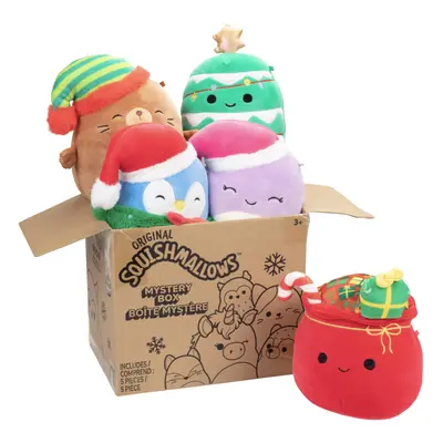 Squishmallows Original 5-Inch Holiday Mystery Box Pack - Official Jazwares Christmas Plush - Col