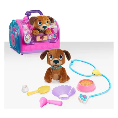 Doc McStuffins On-the-Go Pet Carrier Findo Stuffed Animal and Doctor Kit Pretend Play Kids Toys 