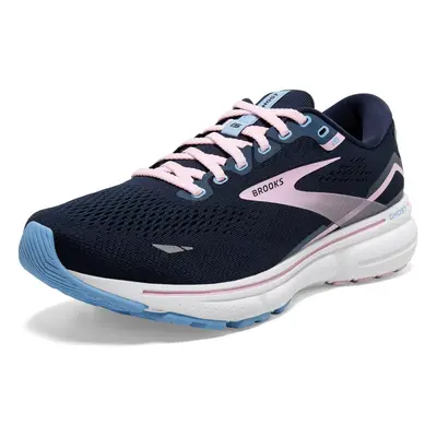 Brooks Women's Ghost Neutral Running Shoe - Peacoat/Pink/Open Air - Medium