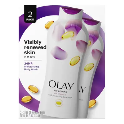 Olay Body Wash Age Defying with Vitamin E & B3 Complex Moisturizing Visibly Smooth Skin fl oz Pa