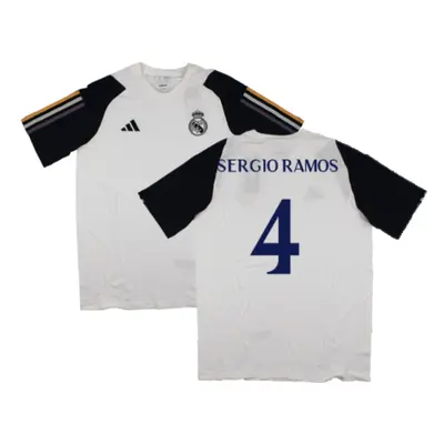 (L) Real Madrid Core Tee (White) (Sergio Ramos 4)