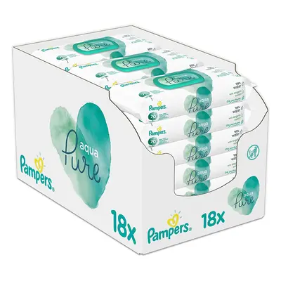 Pampers Baby Wipes, Count (18 x 70), Newborn Skin Care, Made With Organic Cotton For A Soft Touc