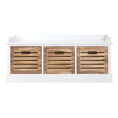 Natural and White Drawer Chest, Contemporary Drawer Chest, Modern Drawers Unit, White Drawer Dre