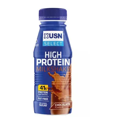 (Pack Of 24) USN Select High Protein Milkshake Chocolate 500ml