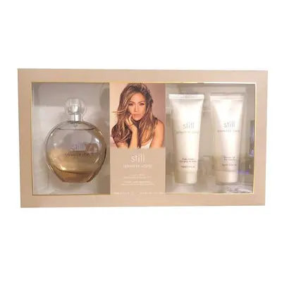 J Lo Still Pcs Set: 3.4 Eau De Parfum Spray + 2.5 Body Lotion + 2.5 Shower Gel (Window Box)