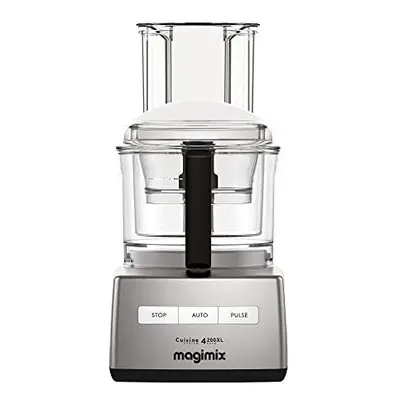 Magimix 4200XL Food Processor | 3L BPA-Free Bowl | Quiet & Powerful Motor | Multifunctional in S