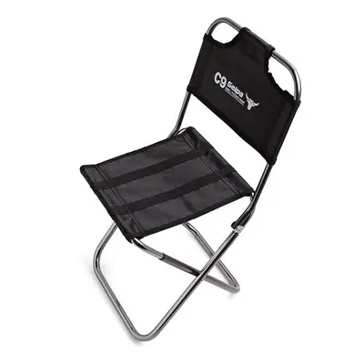 Outdoor Mini Foldable Aluminum Alloy Cloth Back Fishing Chair Portable Family Picnic Camping Sto