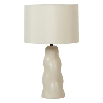 Table Lamp VILAR Ceramic Beige