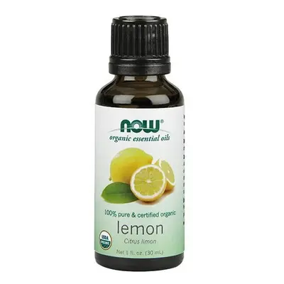 NOW Lemon Oil Organic 100% Pure, 1-Ounce